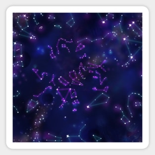 Constellations Space Stars Deep Space Night Sky Milky Way Sticker